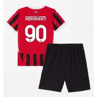 AC Milan Tammy Abraham #90 Fotballklær Hjemmedraktsett Barn 2024-25 Kortermet (+ korte bukser)